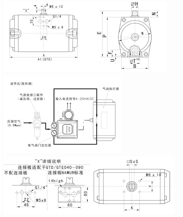 GT型气动执行机构