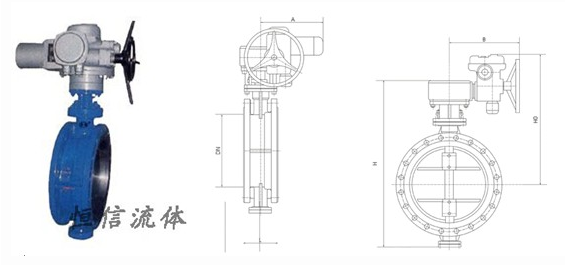 电动硬密封蝶阀